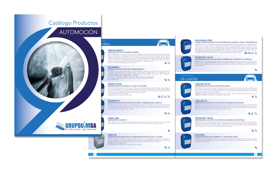 Catálogo16 pag productos automoción Grupquimsa
